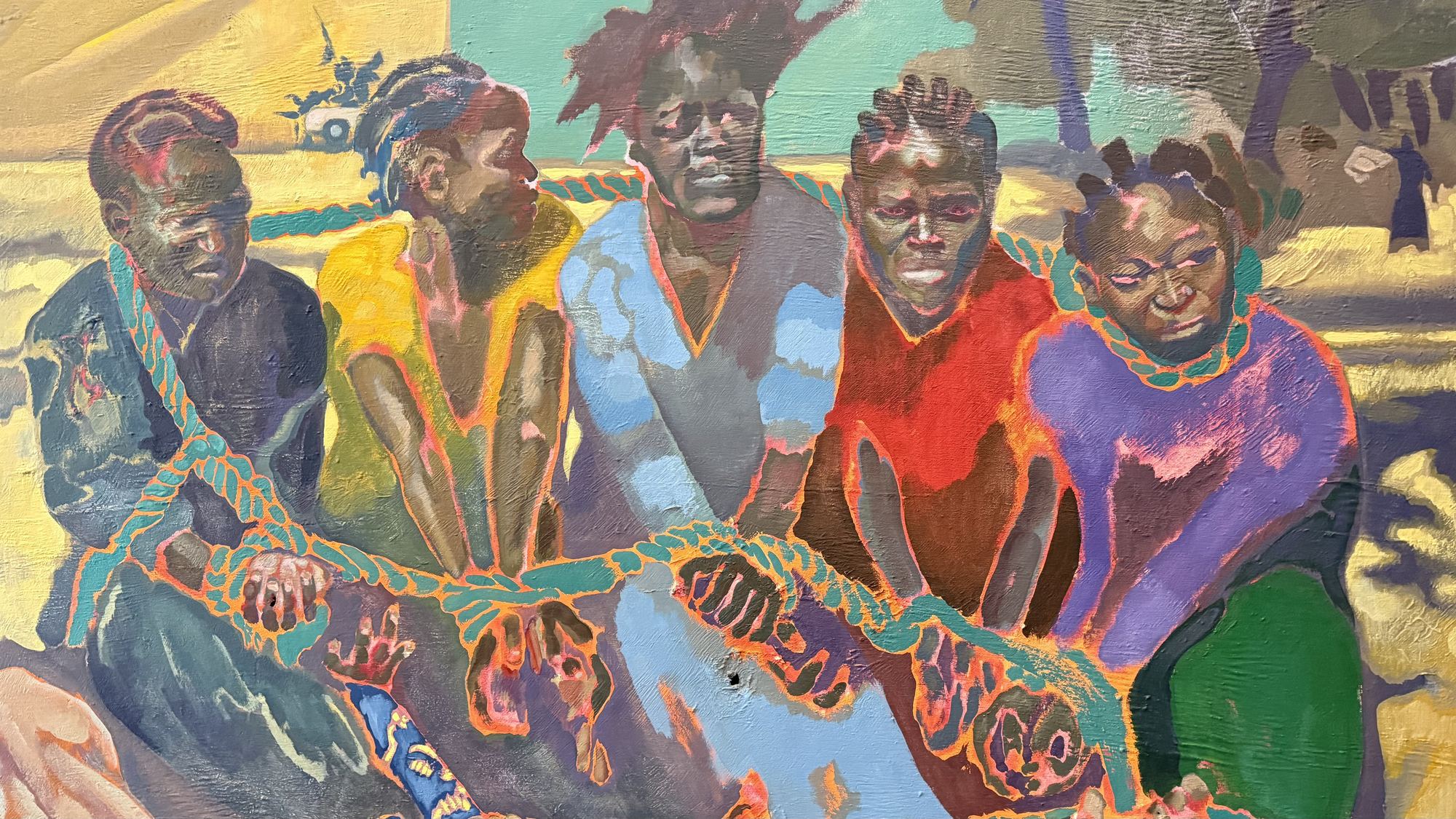 Michael Armitage 個展《The Promise of Change》展出作品，格拉西宮，皮諾收藏